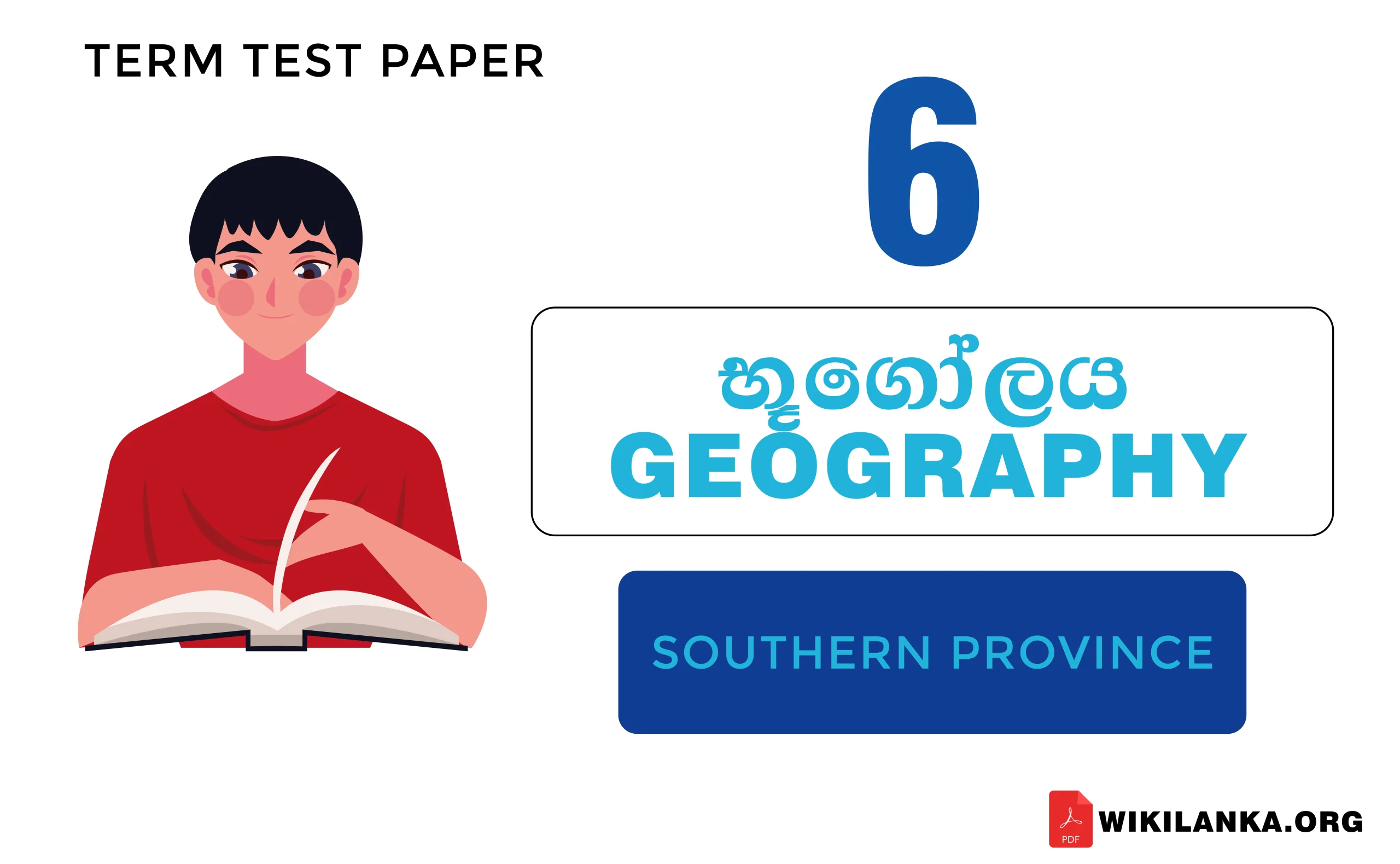 Geography GRADE 06 3rd Term Southern province 2019